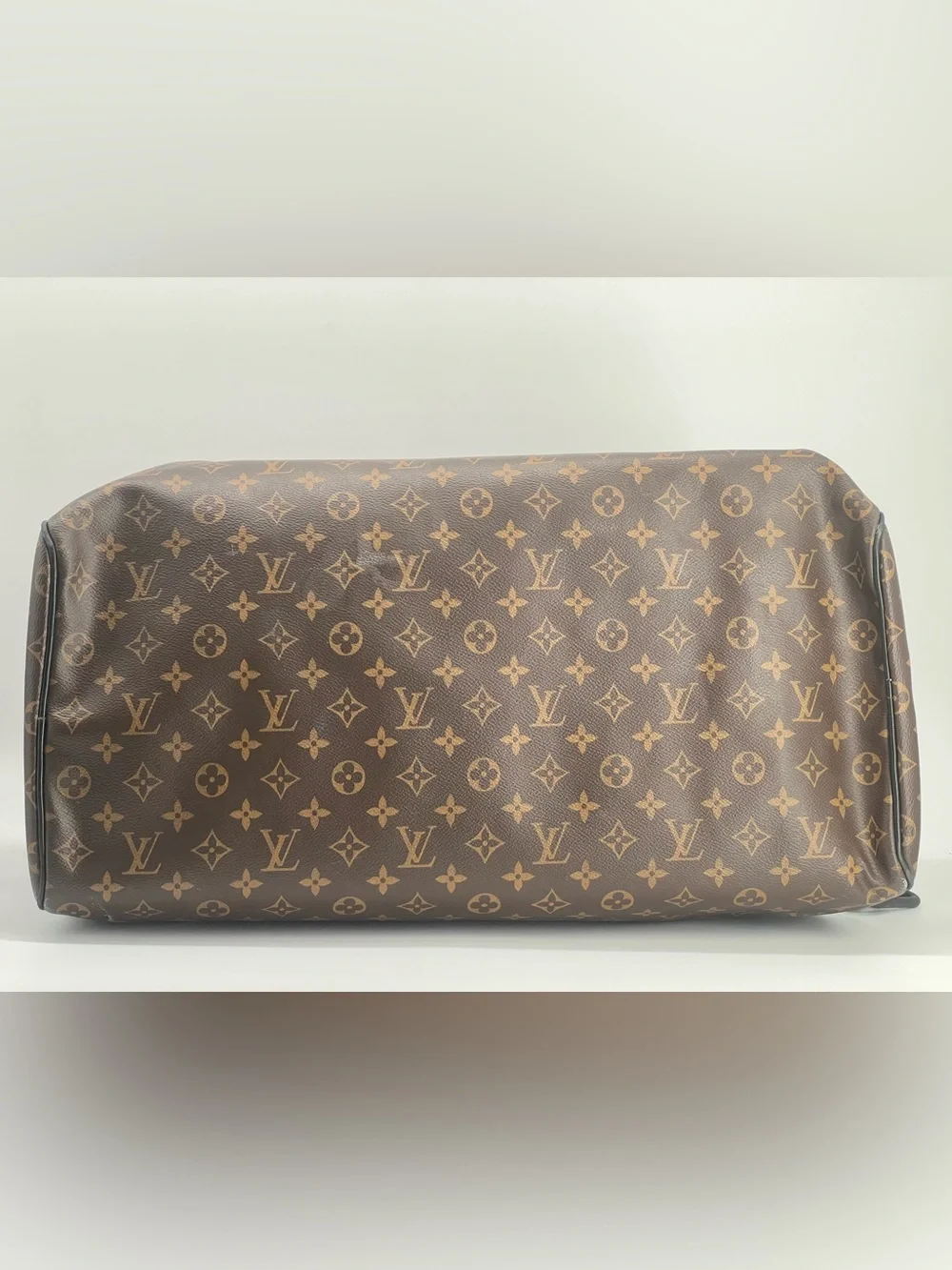 Louis Vuitton Keepall Bandouliere 50 Monogram Brown Leather Duffel Bag